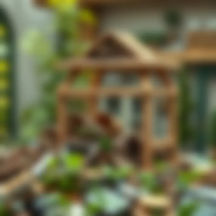 Sustainable crafts made with leftover materials