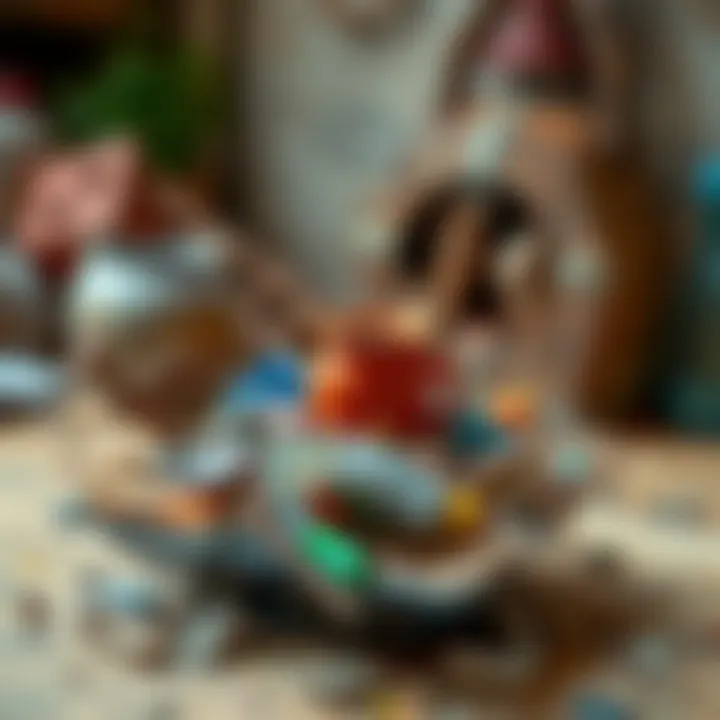 Creative upcycling project using discarded materials