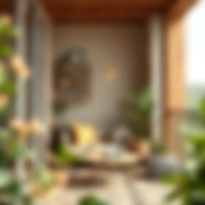 Cozy indoor space created by closing a balcony with PVC materials