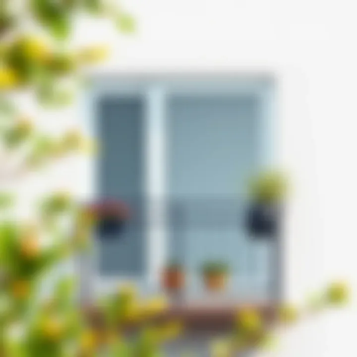 Stylish aesthetic of a balcony closed with PVC for enhanced comfort