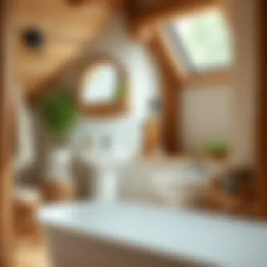 Charming Rustic Bathroom Charming rustic bathroom featuring natural materials and vintage accents