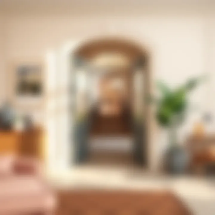 Sophisticated entrance featuring a neutral color palette