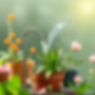 Visual guide to effective watering techniques