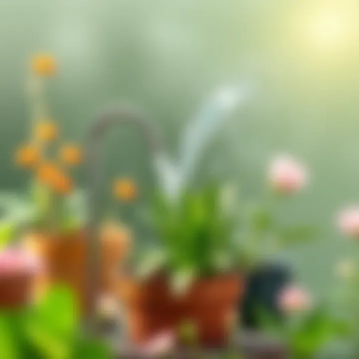 Visual guide to effective watering techniques