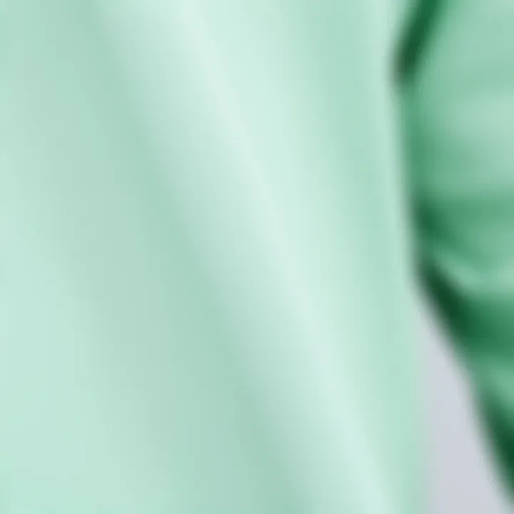 Close-up of a fresh and wrinkle-free garment