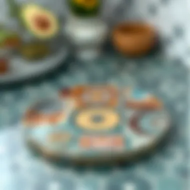 Creative Epoxy Design Patterns Creative epoxy design patterns on a tray