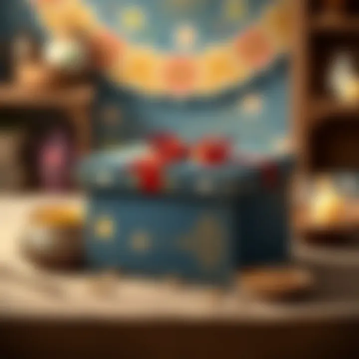 Traditional Turkish groom's gift box showcasing cultural significance