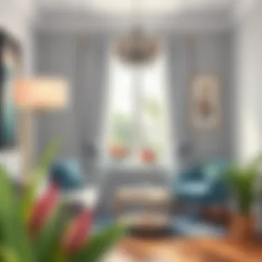 Elegant color palette for small spaces