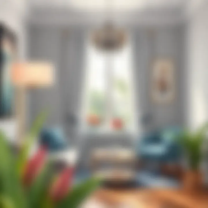 Elegant color palette for small spaces