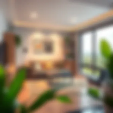 Innovative furniture arrangement in a limited area