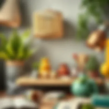 Innovative DIY project using recycled materials