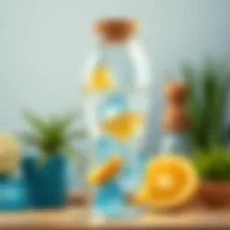 Detailed view of hydration in daily routines