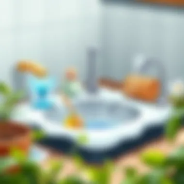 Variety of rinsing techniques displayed