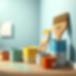 Selection of high-quality paint materials