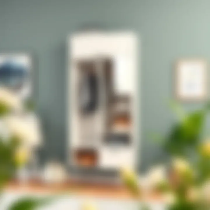 Functional wall-mounted vestiyer with storage solutions