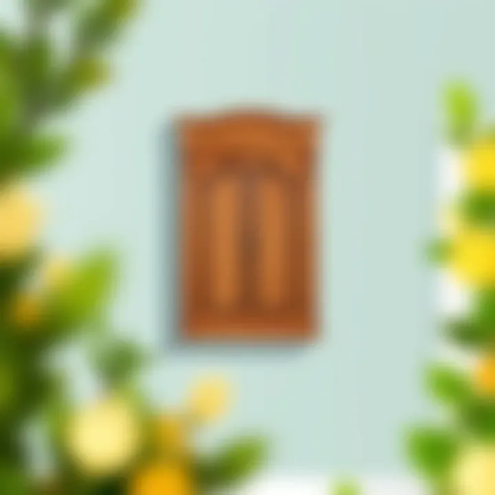 Elegant Wooden Wall-Mount Entryway Cabinet Elegant wooden wall-mount entryway cabinet