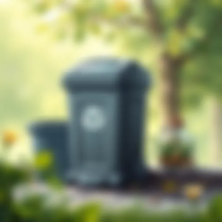 Creative design layout for recycling box