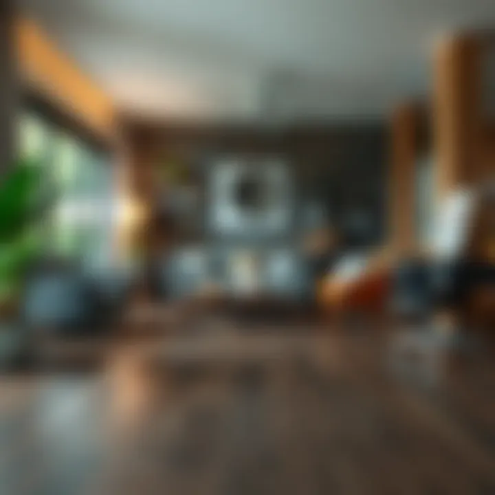 Dark Wood Laminate for Cozy Spaces Rich dark wood laminate flooring enhancing a cozy atmosphere.