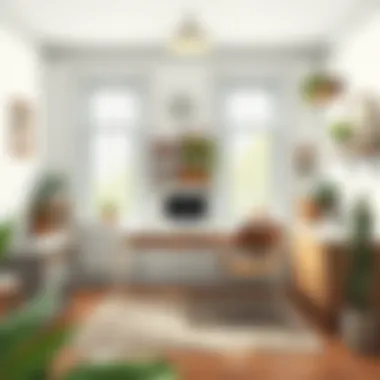 Inspiring English Workspace Design An inspiring workspace that combines classic English aesthetics with modern functionality.