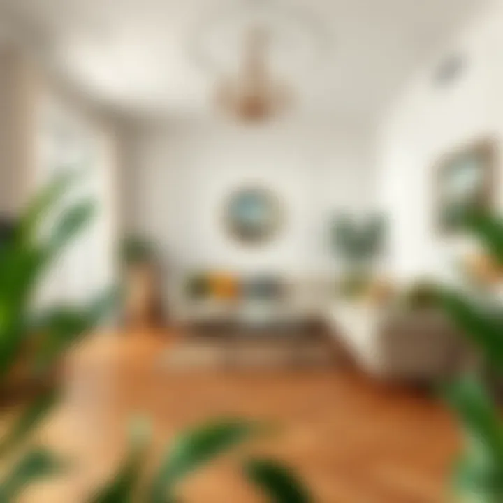 Antique Parquet in Living Space A beautifully arranged living space featuring antique parquet