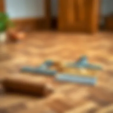 Maintenance Tools for Parquet Care tools for maintaining the elegance of old parquet flooring
