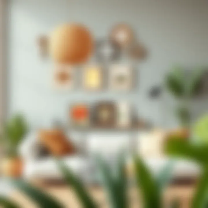 Eclectic Wall Decor Eclectic wall decor combining different styles