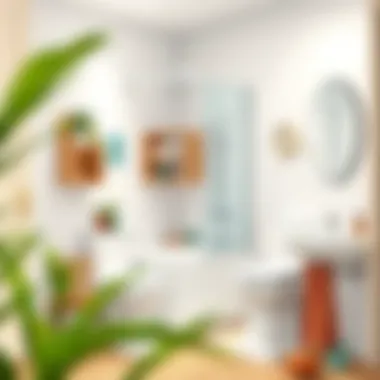 Functional bathroom equipped with core amenities