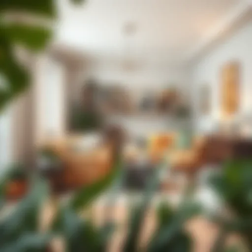 Cozy Living Room Decor A cozy living room showcasing a blend of modern and vintage decor styles.