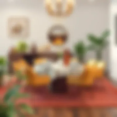 Celebration Ready: Versatile Table Design Expandable dining table set up for a festive occasion.