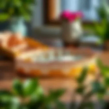 Finalized Epoxy Lace Tray Display Finalized epoxy lace tray displayed elegantly