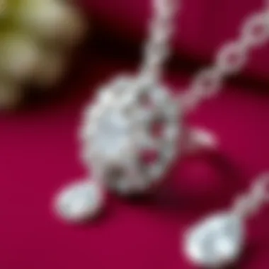 Polished Silver Jewelry Close-up of polished silver jewelry