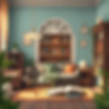 A cozy reading nook filled with books and comfort