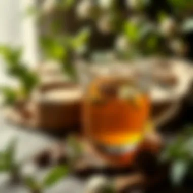 Different linden tea brewing methods