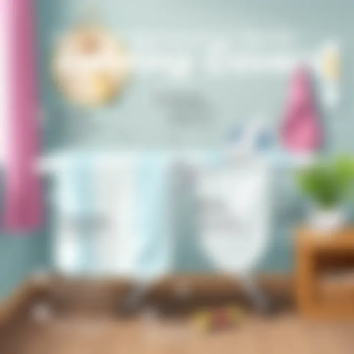 Infographic on maintenance tips for Koçtaş ironing board covers.