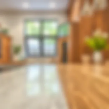 Comparison of laminate counter material with alternatives.