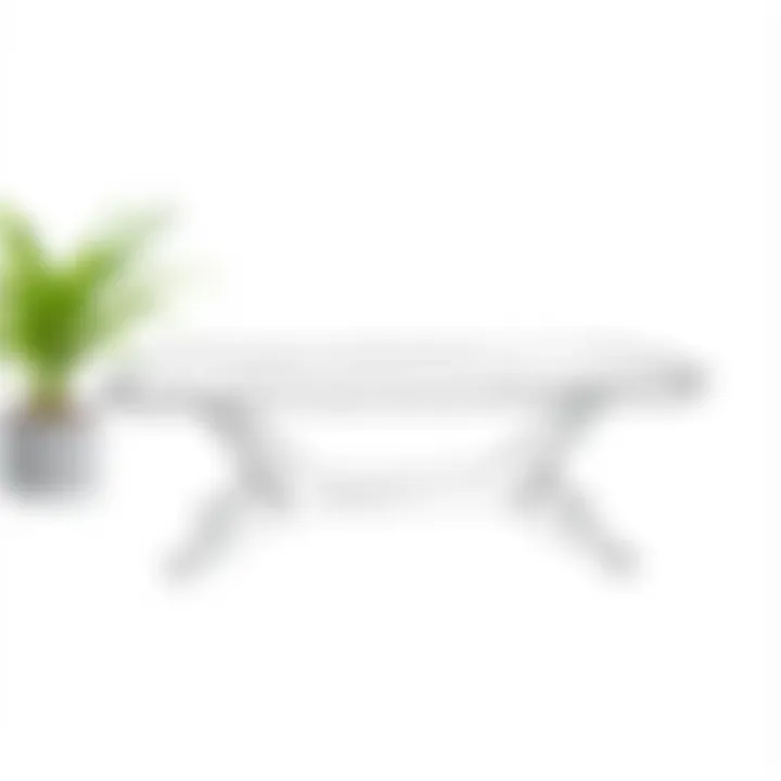 Artistic sketch of a custom table design