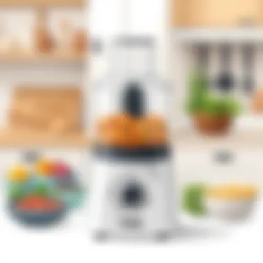 Multi-Functional Food Processor Multi-functional food processor in action