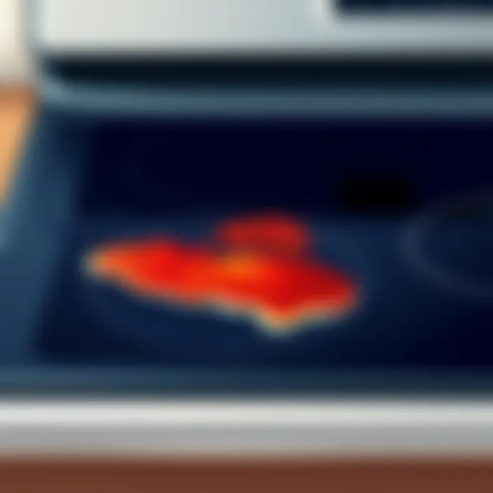 Close-up of a stovetop with stubborn stains being treated