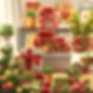 Presenting Love: Thoughtful Gift Display Thoughtful presentation of spiritual gifts