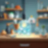 Illustration showcasing various silicon applications in daily life.