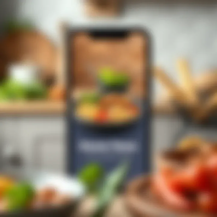 A well-designed social media post promoting home-cooked meals