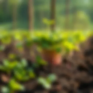 Nurtured watercress ready for harvest