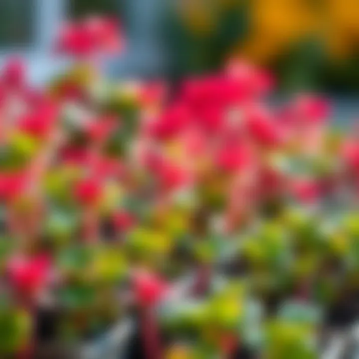 Vibrant watercress plants thriving in a garden