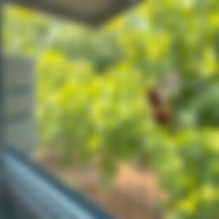 Adhesive mesh providing protection against insects